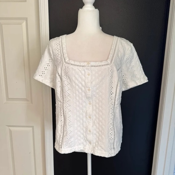 Anthropologie Aurora Eyelet Top ett:twa
size XL - Picture 7 of 12